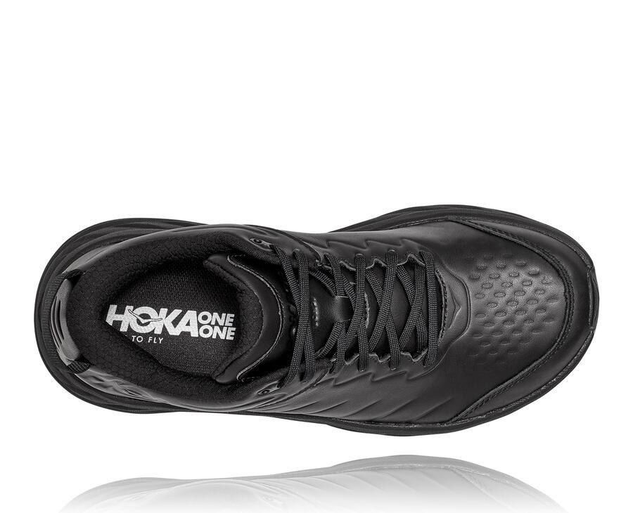 Hoka Australia One One Bondi Sr - Mens Running Shoes Black - DJLMS-3079